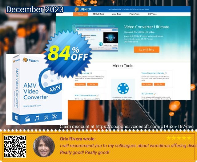 Tipard AMV Video Converter discount 84% OFF, 2022 All Hallows' Eve offer. 50OFF Tipard