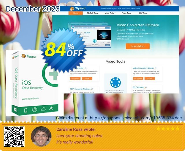 Tipard iOS Data Recovery for Mac Lifetime discount 84% OFF, 2022 Columbus Day discounts. Tipard iOS Data Recovery for Mac special discount code 2022