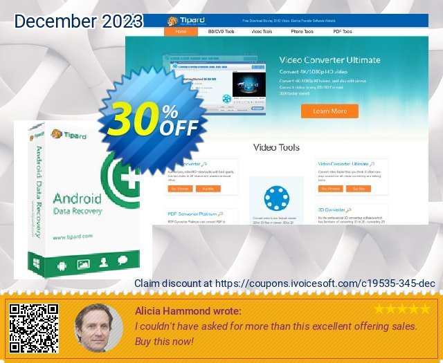 Tipard Android Data Recovery discount 30% OFF, 2024 Labour Day offering discount. 50OFF Tipard