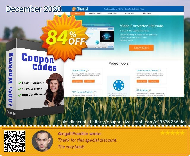 Tipard Windows Password Reset Ultimate discount 84% OFF, 2024 April Fools' Day offering sales. 50OFF Tipard