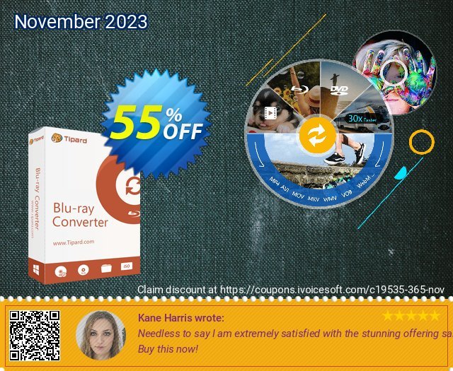Tipard Blu-ray Converter discount 55% OFF, 2022 Christmas Day offering sales. 50OFF Tipard