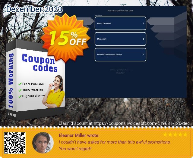 Windows Password Recovery Professional for 50 PCs erstaunlich Promotionsangebot Bildschirmfoto