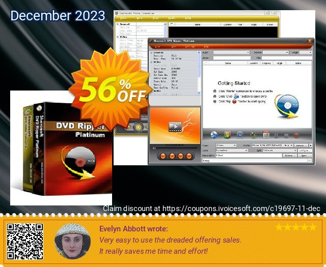 3herosoft DVD Ripper Platinum Suite 激动的 产品销售 软件截图
