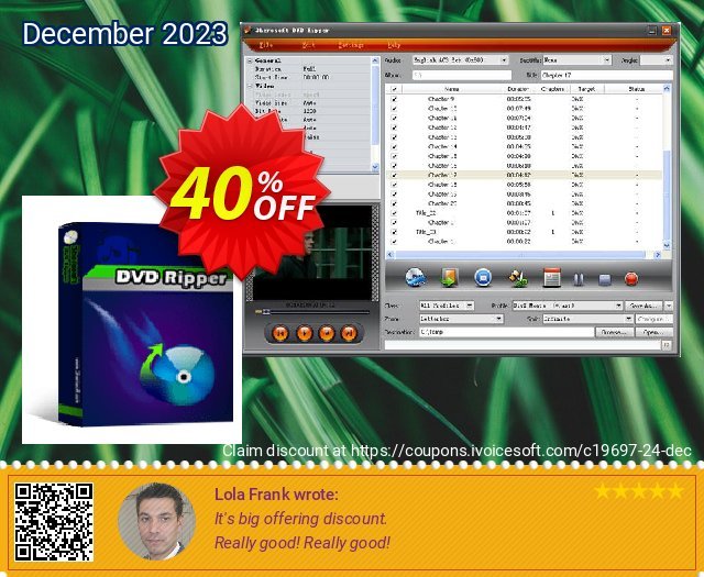 3herosoft DVD Ripper discount 40% OFF, 2024 World Backup Day offering sales. 3herosoft Software Studio (19697)