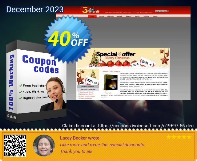 3herosoft AVI to DVD Burner geniale Promotionsangebot Bildschirmfoto