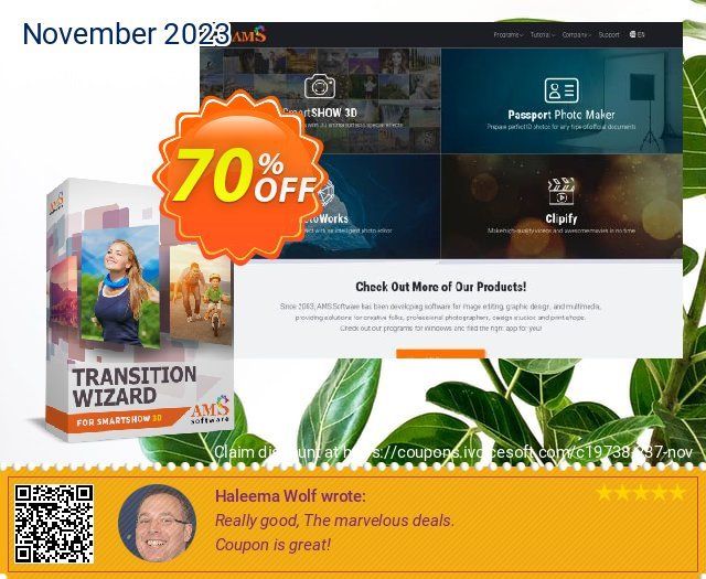 Transition Wizard for SmartSHOW 3D mewah penawaran sales Screenshot