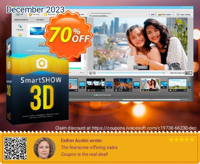 SmartSHOW 3D Standard (1 year license) wunderschön Nachlass Bildschirmfoto