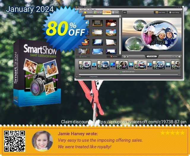 SmartShow discount 80% OFF, 2023 Christmas Day offering deals. 80% OFF SmartShow, verified