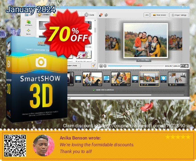 SmartSHOW 3D Deluxe discount 70% OFF, 2022 Mother's Day offer. 70% OFF SmartSHOW 3D Deluxe, verified