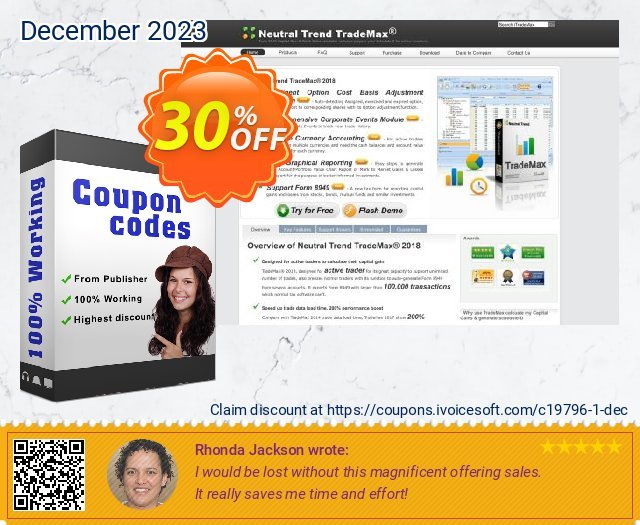 TradeMax Premier Edition discount 30% OFF, 2024 Working Day discount. Tax Season Coupon Code