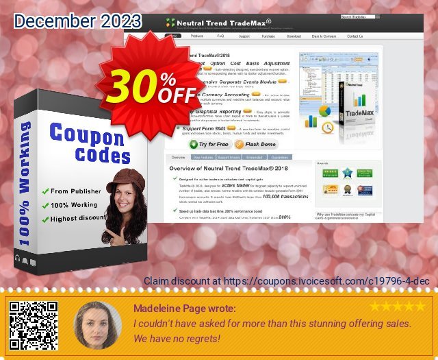 TradeMax Basic Edition discount 30% OFF, 2024 World Backup Day offering discount. Tax Season Coupon Code