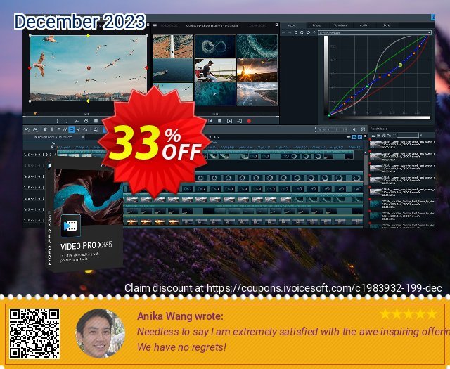 MAGIX Video Pro X 365 discount 20% OFF, 2022 Daylight Saving offering discount. 55% OFF MAGIX Video Pro X 365, verified