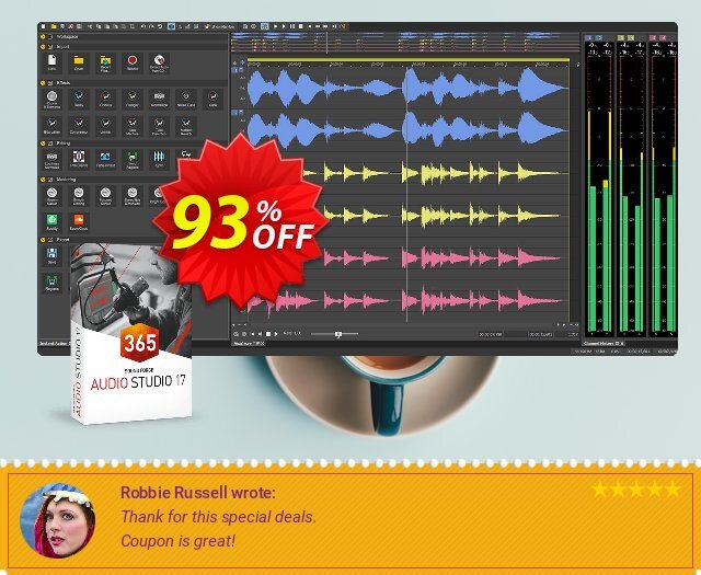 MAGIX SOUND FORGE Audio Studio 365 yg mengagumkan penjualan Screenshot