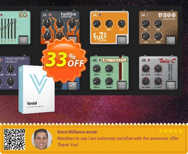 MAGIX Vandal discount 33% OFF, 2024 April Fools' Day offer. 20% OFF MAGIX Vandal, verified