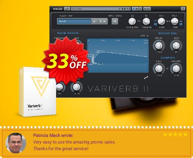 MAGIX VariVerb II discount 33% OFF, 2024 World Heritage Day offering deals. 20% OFF MAGIX VariVerb II, verified