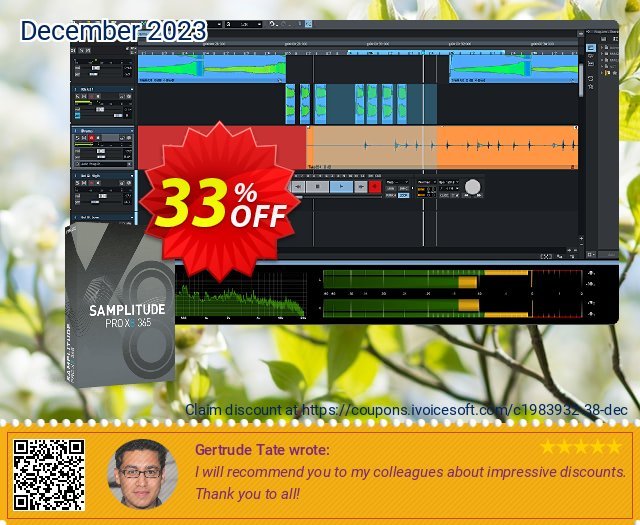 Samplitude Pro X365 ausschließenden Verkaufsförderung Bildschirmfoto