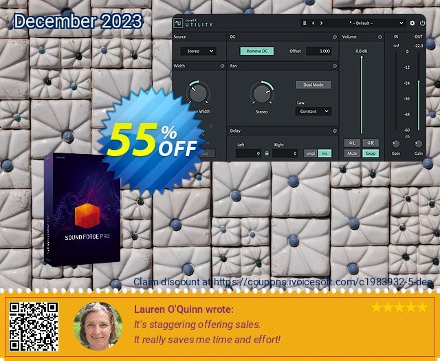 MAGIX SOUND FORGE Pro 15+16 discount 50% OFF, 2022 Mother's Day discount. 50% OFF MAGIX SOUND FORGE Pro 14 + 15, verified