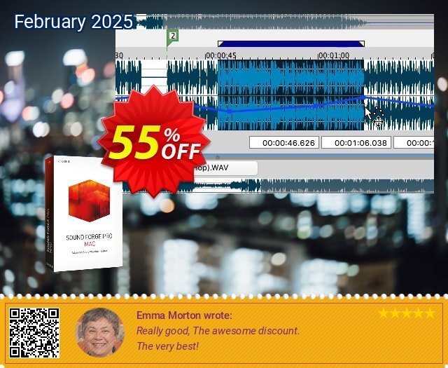 MAGIX SOUND FORGE Pro Mac 3 luar biasa kode voucher Screenshot