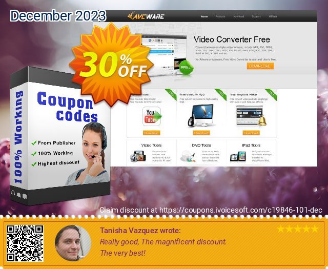 AVCWare DVD Ripper Ultimate discount 30% OFF, 2022 New Year's Day offering sales. AVCWare coupon (19846)
