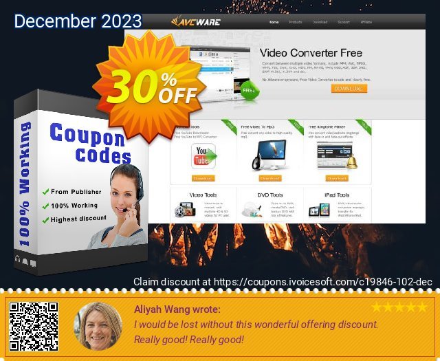 AVCWare YouTube to iPod Converter for mac discount 30% OFF, 2022 Happy New Year offering sales. AVCWare coupon (19846)
