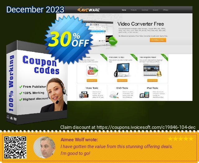 AVCWare DVD Ripper Platinum discount 30% OFF, 2022 Happy New Year offering sales. AVCWare coupon (19846)