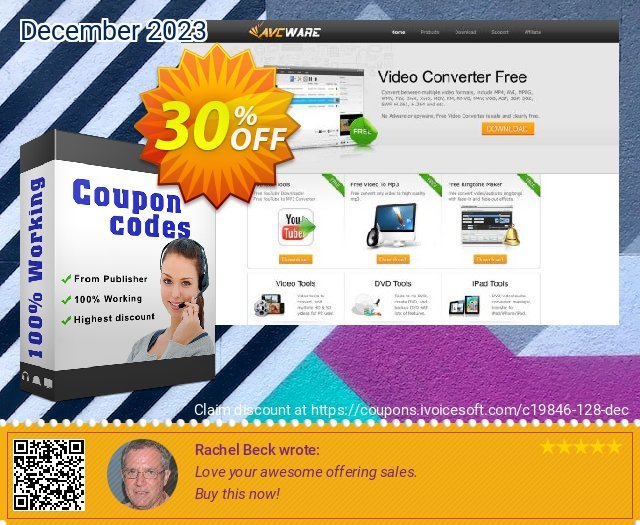 AVCWare Video Cutter 2 discount 30% OFF, 2022 New Year sales. AVCWare coupon (19846)