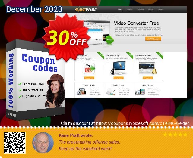 AVCWare DAT Converter 6 discount 30% OFF, 2024 Spring promo sales. AVCWare coupon (19846)