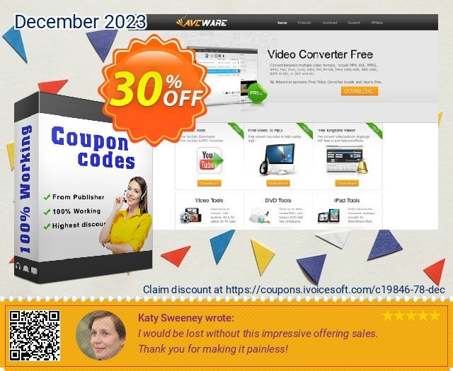 AVCWare FLV to 3GP Converter 6 discount 30% OFF, 2024 April Fools' Day offering sales. AVCWare coupon (19846)