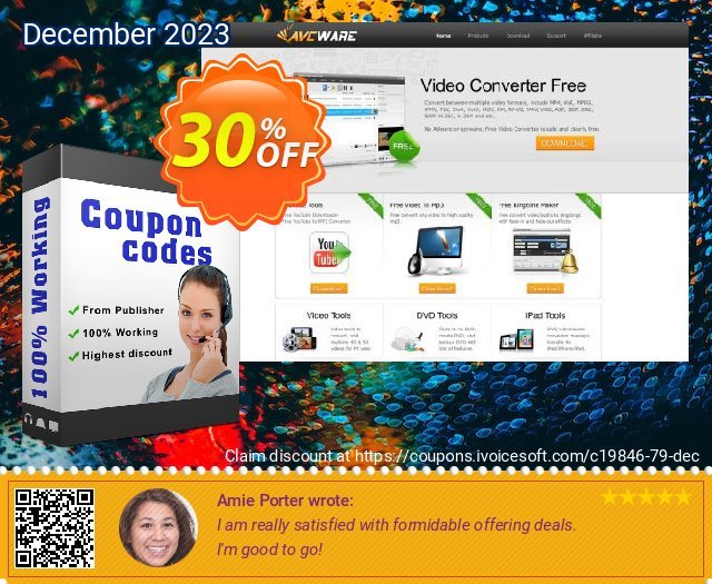 AVCWare Mobile Video Converter 6 discount 30% OFF, 2024 Spring discounts. AVCWare coupon (19846)