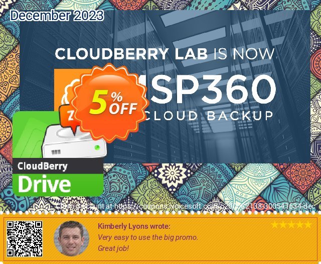 CloudBerry Drive Desktop Edition NR discount 5% OFF, 2023 Chocolate Day discounts. Coupon code CloudBerry Drive Desktop Edition NR