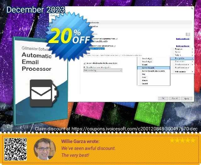 Automatic Email Processor 2 (Upgrade from v1 to v2 Basic Edition) 令人吃惊的 折扣码 软件截图