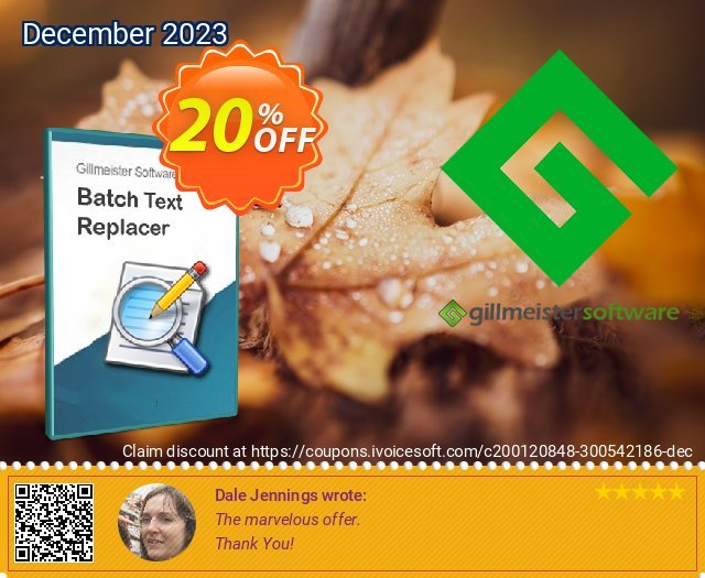 Batch Text Replacer - 15-User License erstaunlich Verkaufsförderung Bildschirmfoto
