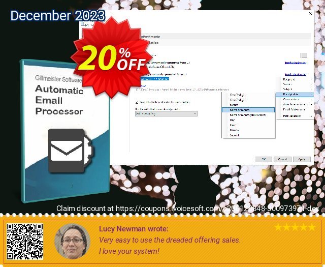 Automatic Email Processor 2 (Standard Edition) - 25-User License discount 20% OFF, 2022 Spring deals. Coupon code Automatic Email Processor 2 (Standard Edition) - 25-User License