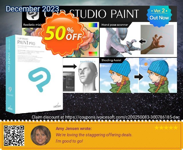 Clip Studio Paint PRO (Deutsch) discount 50% OFF, 2024 Mother's Day promotions. 50% OFF Clip Studio Paint PRO (Deutsch), verified