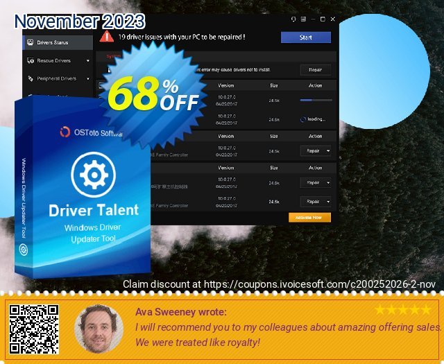 Driver Talent Pro (3 PCs / Lifetime) 令人难以置信的 产品销售 软件截图