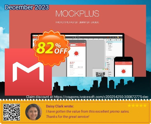 Mockplus Enterprise Annual discount 82% OFF, 2022 New Year's eve promo sales. Coupon code Mockplus enterprise annual price