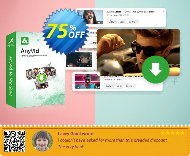 AnyVid Lifetime discount 75% OFF, 2024 Spring discount. Coupon code AnyVid Win Lifetime