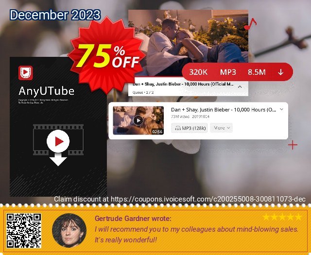 AnyUTube for Mac Lifetime (10 PCs) discount 75% OFF, 2024 Resurrection Sunday offering sales. Coupon code AnyUTube Mac Lifetime (10 PCs)