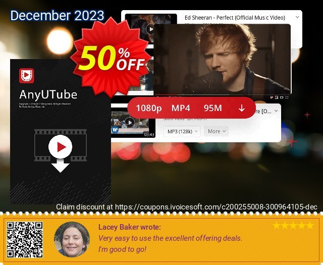 AnyUTube for Mac 6-Month Subscription atemberaubend Außendienst-Promotions Bildschirmfoto
