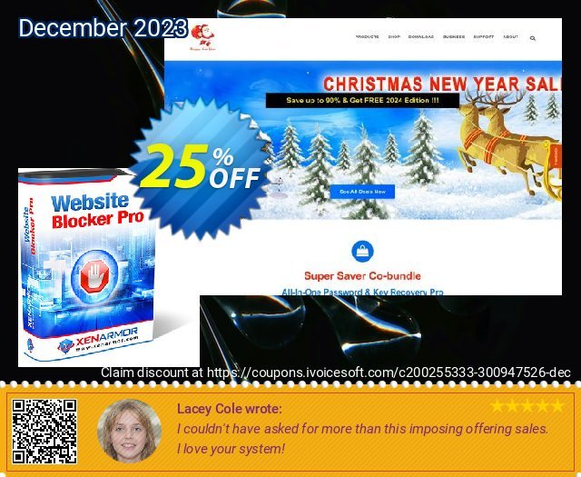 Get 25% OFF XenArmor Website Blocker Pro promo sales