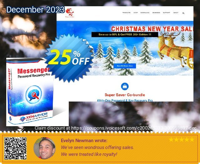 XenArmor Messenger Password Recovery Pro atemberaubend Sale Aktionen Bildschirmfoto