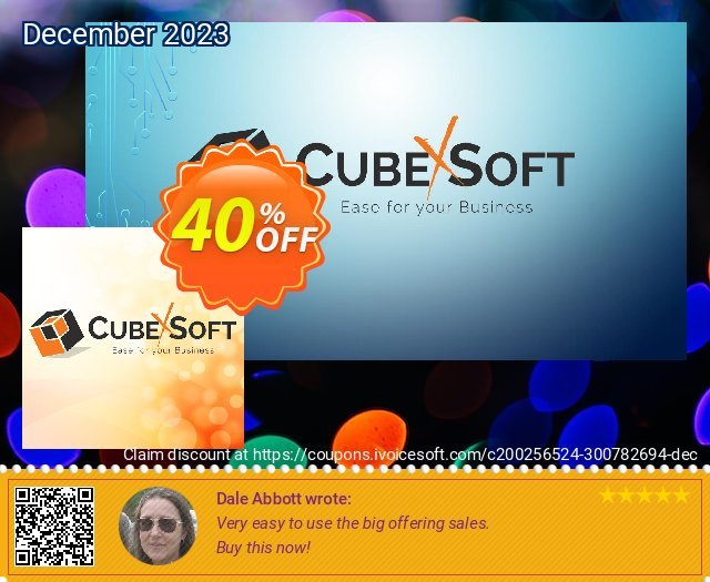 CubexSoft PST to MBOX - Enterprise License discount 40% OFF, 2024 Spring discount. Coupon code CubexSoft PST to MBOX - Enterprise License