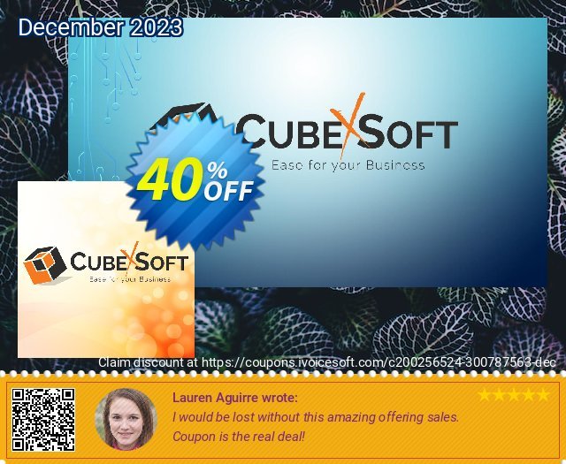 CubexSoft NSF Export - Personal License Discount discount 40% OFF, 2024 Resurrection Sunday promo. Coupon code CubexSoft NSF Export - Personal License Discount