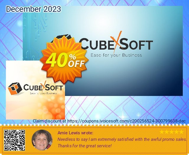 CubexSoft PST to MBOX - Technical License Special Offer gemilang penawaran promosi Screenshot