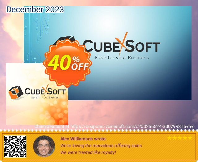 CubexSoft PST to ICS - Personal License Special Offer Sonderangebote Förderung Bildschirmfoto