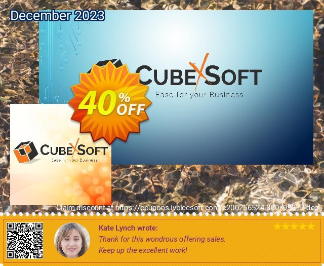 CubexSoft PST to ICS - Technical License Special Offer Spesial voucher promo Screenshot