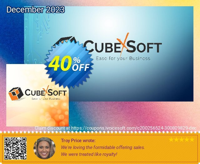 CubexSoft NSF Export - Enterprise License (Unlimited Users) discount 40% OFF, 2024 Mother Day promo sales. Coupon code CubexSoft NSF Export - Enterprise License (Unlimited Users)