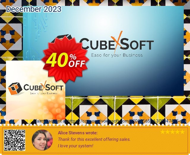 CubexSoft Office 365 Backup and Restore - Technical License(Discounted) menakuntukan voucher promo Screenshot