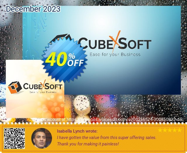 CubexSoft Office 365 Backup and Restore - Enterprise License - Special Offer discount 40% OFF, 2024 Easter Day offering sales. Coupon code CubexSoft Office 365 Backup and Restore - Enterprise License - Special Offer