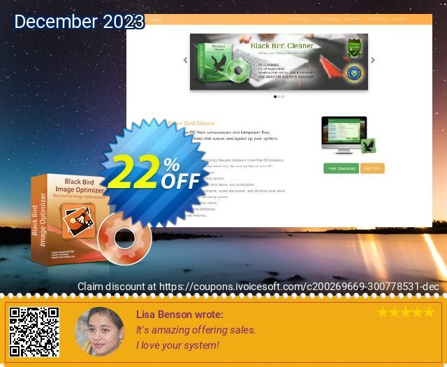 Black Bird Image Optimizer discount 22% OFF, 2022 Plastic Bag Free Day promo sales. Coupon code Black Bird Image Optimizer